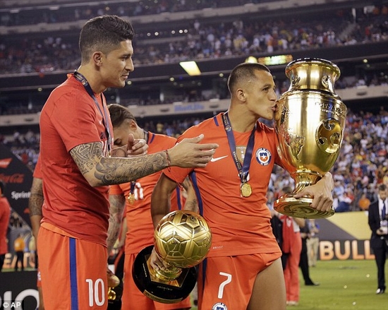 Trên hàng trình giúp Chile bảo vệ ngôi vương Copa America