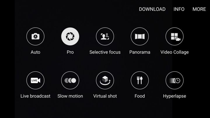 Ứng dụng camera trên Samsung Galaxy S7/S7 Edge