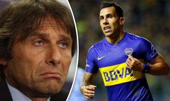 Được HLV Conte mời gọi về Chelsea, nhưng Tevez vẫn quyết tâm ở lại Boca Juniors
