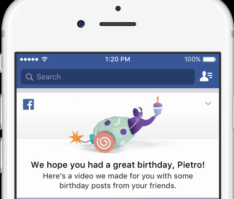 Video chúc mừng sinh nhật trên Facebook hoạt động thế nào?