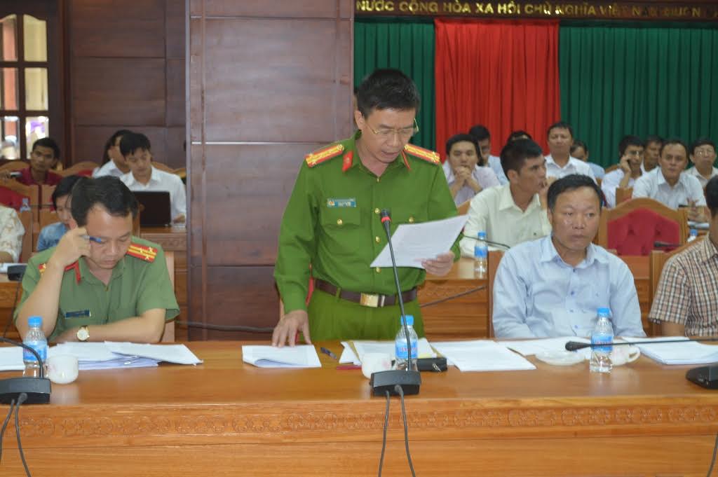 Đại tá Phạm Minh Thắng thông tin vụ việc