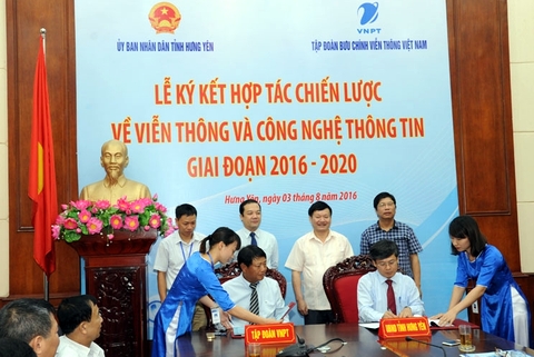 VNPT ký thỏa thuận hợp tác chiến lược với UBND tỉnh Hưng Yên