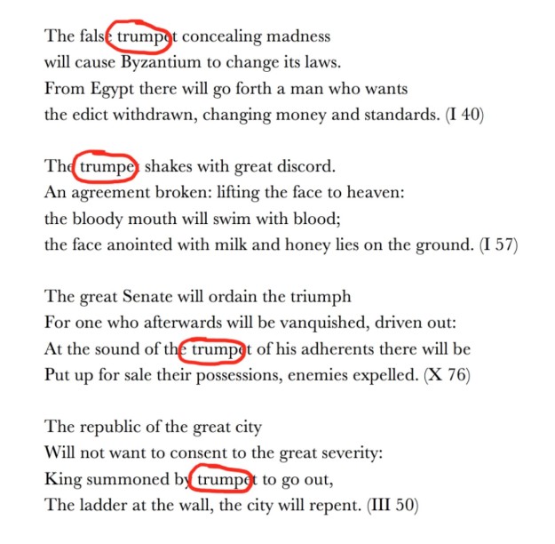 Bài thơ của Nostradamus được cho là vận vào tỷ phú Trump