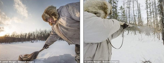 Cận cảnh người dân ở Siberia đặt bẫy và bắn hạ con mồi