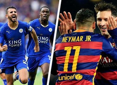 Bốc thăm Champions League: Leicester cùng nhóm Barca, Real