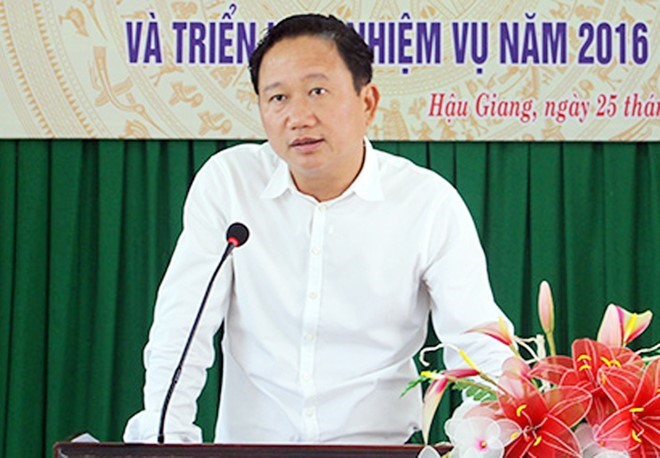Ông Trịnh Xuân Thanh khi còn là Phó chủ tịch UBND tỉnh Hậu Giang.