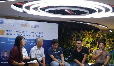 Nguyễn Bảo Khang CEO của KitFE Group chia sẻ tại buổi giao lưu