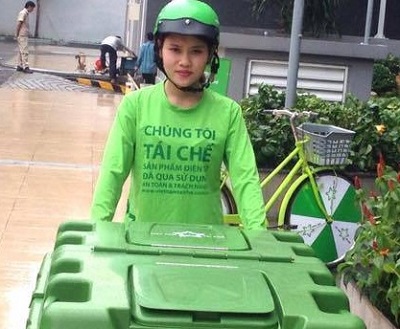 Việt Nam Tái Chế đến tận các hộ gia đình thu gom thiết bị điện tử thải bỏ