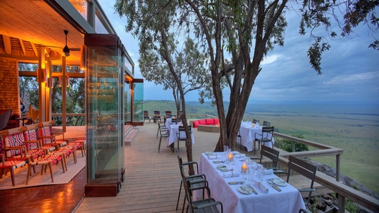 Còn nhà hàng ở Kenya lại đưa du khách tới với khung cảnh thiên nhiên hoang dã