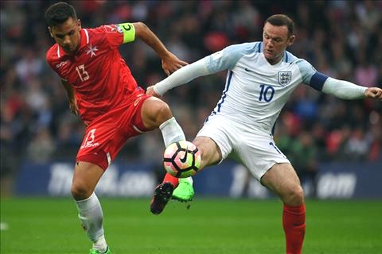 Rooney bị la ó dữ dội ở trận gặp Malta