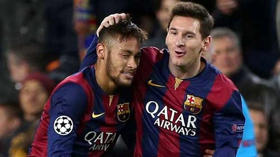 Neymar chưa dám &quot;cướp ngôi&quot; đàn anh Messi