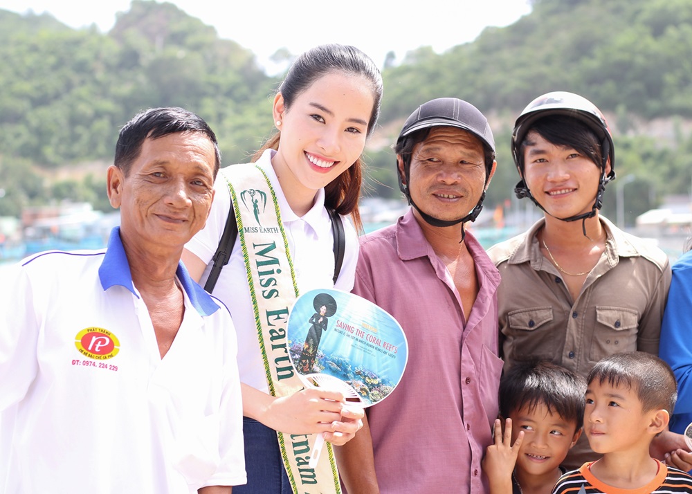 Xúc động với dự án nhân văn của Nam Em tại Miss Earth