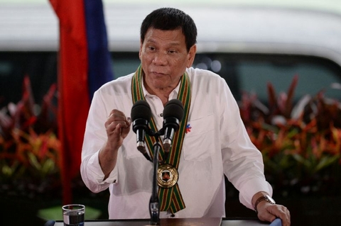 Tổng thống Philippines Duterte 
