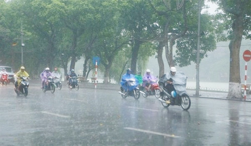 Hà Nội: Hôm nay mưa dông trên diện rộng