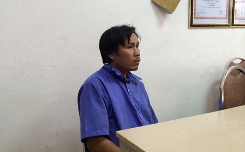 Tài xế Phạm Hồng Tư lái xe buýt tuyến số 10, từ Suối Tiên đi Bến xe Miền Tây, đã cự cãi và đâm người đi xe máy.