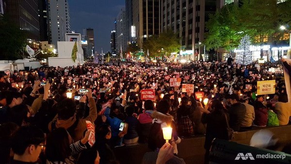 9.000 người biểu tình chống chính phủ ở Seoul