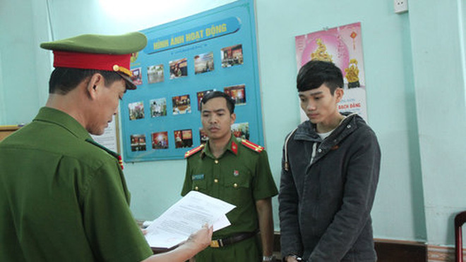 Cơ quan cảnh sát điều tra Công an thành phố Đà Nẵng tống đạt quyết định khởi tố bị can, tạm giam 4 tháng đối với Nguyễn Hùng Dương