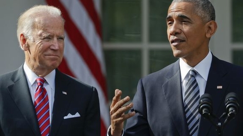 Phó Tổng thống Biden (bên trái) và Tổng thống Obama - cặp đôi quyền lực được rất nhiều người dân yêu mến