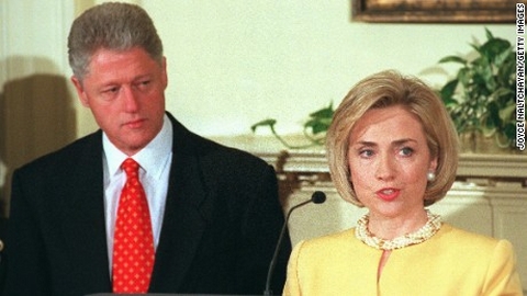 Bà Hillary Clinton và chồng Bill Clinton