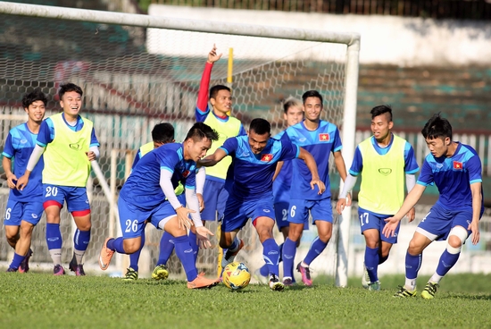 Tuyển Việt Nam cần thận trọng trước đội chủ nhà Myanmar. Ảnh: Tuổi trẻ