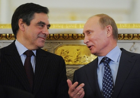 Cựu Thủ tướng Fillon và Tổng thống Putin