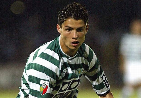 C.Ronaldo khi còn khoác áo Sporting