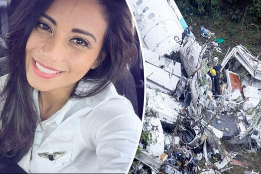 Cựu người mẫu làm cơ phó trên máy bay gặp nạn tại Colombia