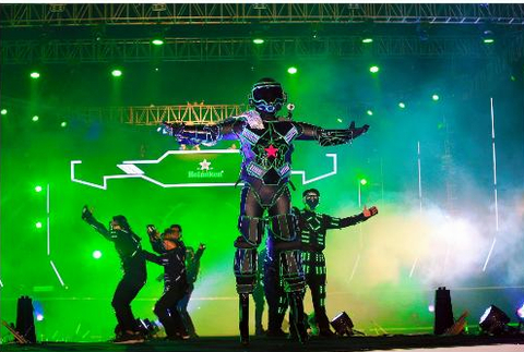 Robot Static – Sự Rung cảm là khởi điểm bùng nổ cho đêm đại tiệc âm nhạc Heineken Green Room
