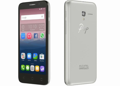 4. Alcatel Onetouch POP 3 (5.0). Pop 3 được hưởng thiết kế bắt mắt, với vỏ máy có thể tháo dời tựa như vỏ bằng nhôm. Mô hình 4G này cung cấp hiệu suất mạnh mẽ, cho phép nó sử dụng hầu hết các ứng dụng, bao gồm cả trò chơi tiêu hao nhiều năng lượng pin, và điều hướng dễ dàng trong giao diện Android. Tuy nhiên màn hình 5 inch của thiết bị lại có độ phân giải thấp và các góc nhìn bị hạn chế. Điểm : 4,73/10. Giá 2,5 triệu đồng.