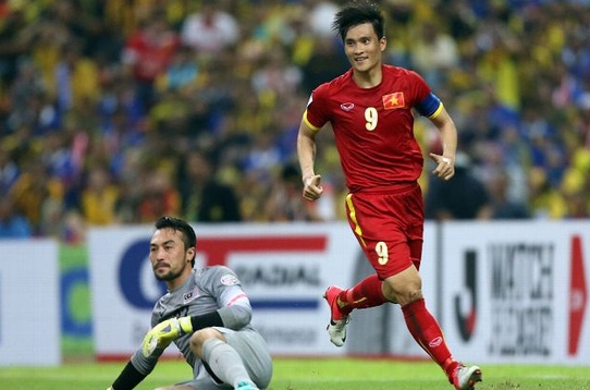 Công Vinh để lại nhiều dấu ấn trong màu áo đội tuyển Việt Nam