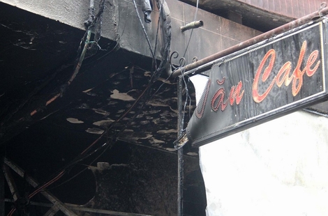Hiện trường hoang tàn sau vụ cháy nhà khiến 6 người chết