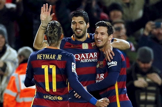 Bộ 3 Messi,Suarez,Neymar được Barca cho nghỉ đông sớm!