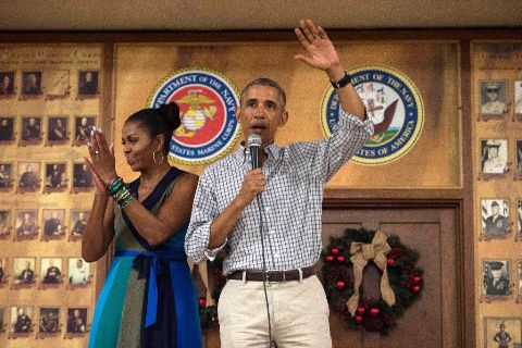  Tổng thống Mỹ Barack Obama và phu nhân