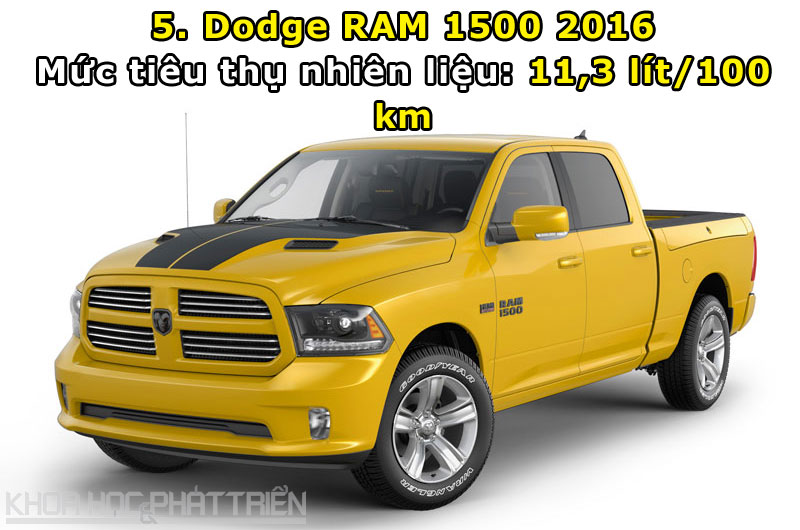 5. Dodge RAM 1500 2016.