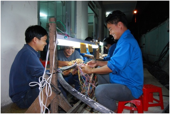 CBCVN VNPT Đà Nẵng tăng ca làm việc cả ban đêm.