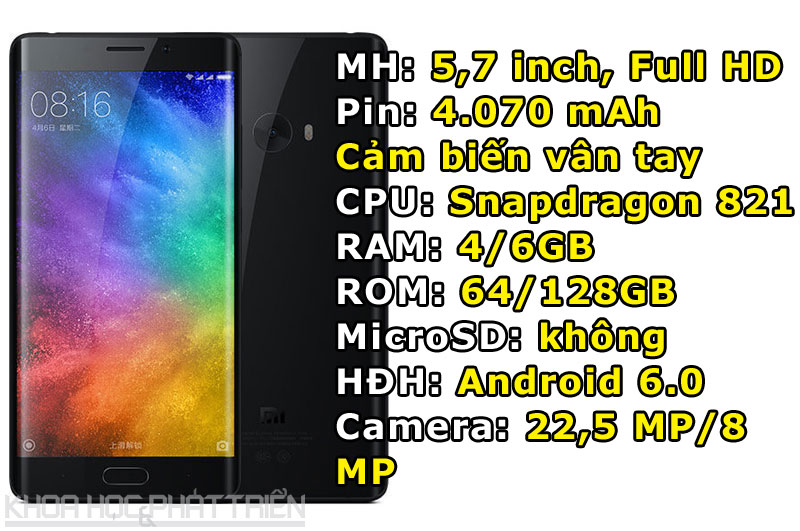 7. Xiaomi Mi Note 2 (148.352 điểm).