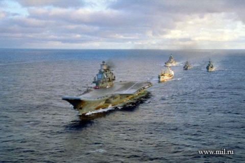 Lần đầu tiên Nga cho tàu sân bay duy nhất của mình tham gia vào một nhiệm vụ chiến đấu