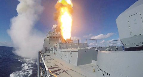 Tàu khu trục Đô đốc Grigorovich từng tấn công các mục tiêu của IS bằng tên lửa Kalibr