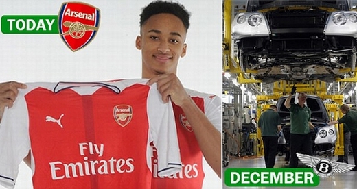 Vì sao Arsenal chiêu mộ cầu thủ là thợ lắp ráp xe ô tô?!