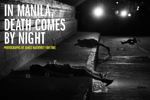Bộ ảnh được đặt tên “Ở Manila, cái chết đến mỗi đêm”