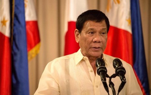 Tổng thống Philippines Rodrigo Duterte 