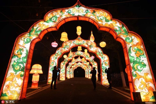 Vòm đèn tại Vũ Hán, tỉnh Hồ Bắc