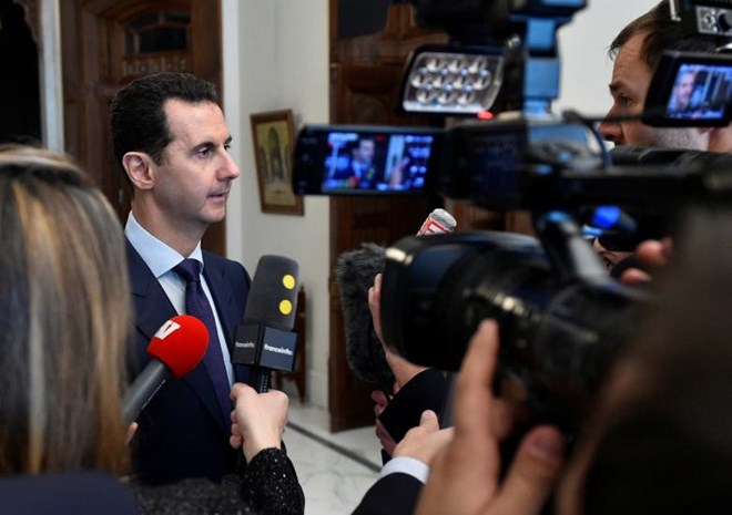 Trong cuộc phỏng vấn với truyền thông Pháp được công bố hôm 9/1, Tổng thống Syria Bashar al-Assad cho biết Chính phủ Syria đã sẵn sàng đàm phán về 