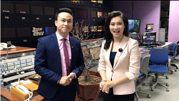 Cùng với Thu Hà, Khánh Trang là một trong những BTV 8x đang giữ sóng bản tin Thời sự