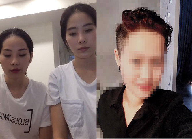 Cả hai chị em đã livestream trên trang cá nhân, kể về việc Nguyễn Thị Lệ Nam bị người tình tên B.T truy tìm, đe dọa tính mạng vì không chịu tiếp tục mối quan hệ đồng tính.
