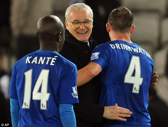 Kante luôn là học trò cưng của HLV Ranieri