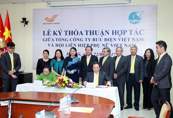 Bưu điện Việt Nam ký hợp tác với Hội Liên hiệp Phụ nữ Việt Nam