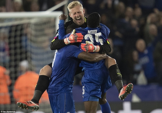Niềm vui chiến thắng của Leicester