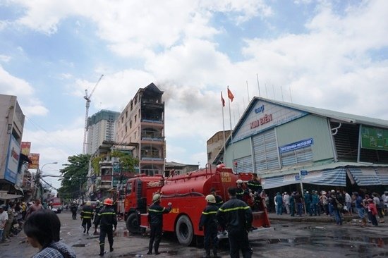 TPHCM, cháy lớn, cháy chợ, Chợ Kim Biên, chợ thần chết, chợ hóa chất lớn nhất Sài Gòn, PCCC