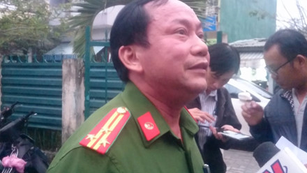 Thượng tá Phan Minh Mẫn cho biết đã bắt được nghi phạm dùng dao cướp ngân hàng.